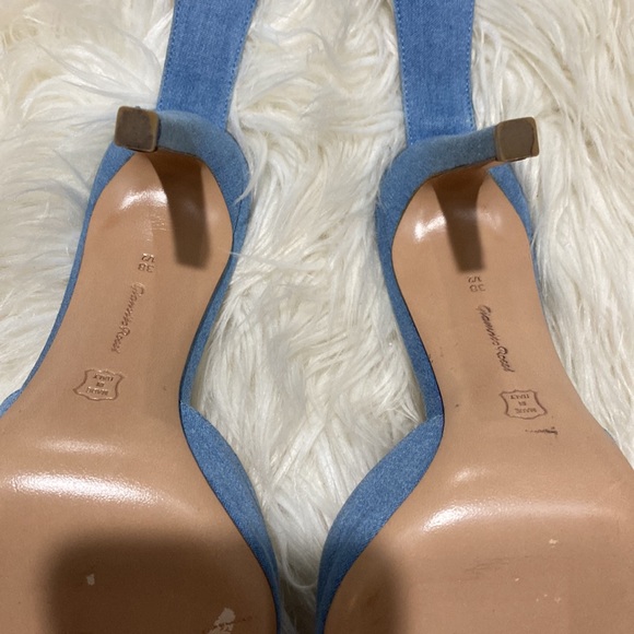 Gianvito Rossi denim heels size 38.5 - Picture 7 of 12